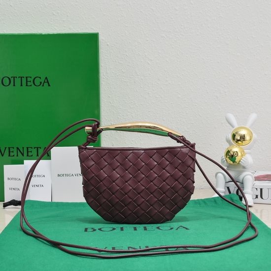 Bottega Veneta BV Sardine Woven Leather Crossbody Bag 6680