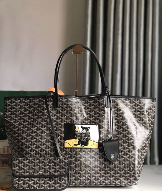 Goyard Saint Louis Hulot Painted Tote 020144