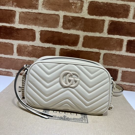 Gucci Leather Crossbody Bag With G Hardware 447632