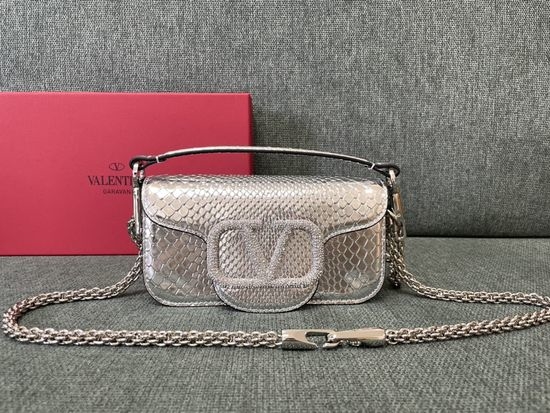 Valentino MINILOC Snakeskin Leather Handbag 1133S