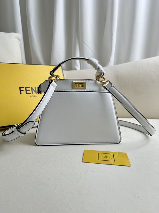 Fendi Peekaboo ISeeU Petite Lambskin Handbag 0228