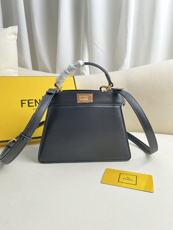 Fendi Peekaboo ISeeU Petite Lambskin Handbag 0228