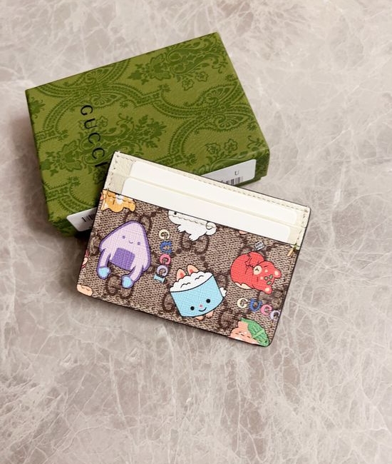 Gucci Cartoon Card Holder 736778