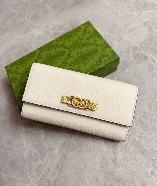 Gucci Python Bow Leather Wallet 750461