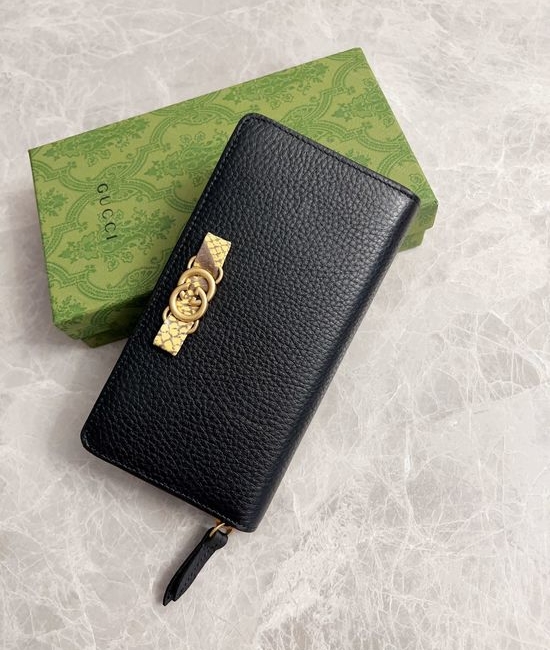 Gucci Interlocking G Python Bow Detail Wallet 750458
