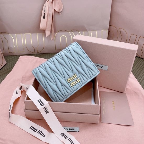 Miu Miu Pocket Wallet Lambskin Small Wallet 5MV204
