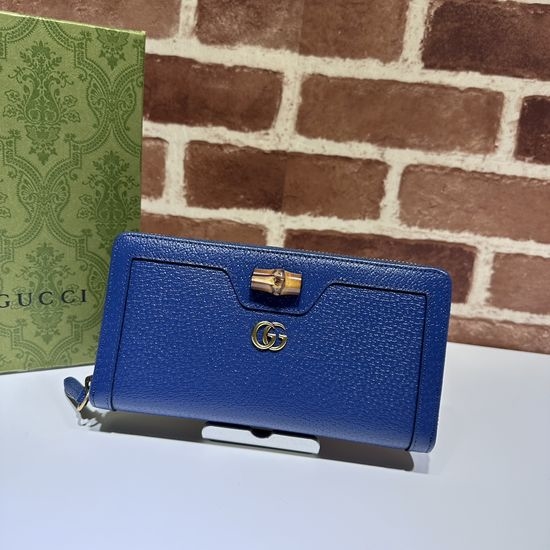 Gucci Textured Leather Long Wallet 658634