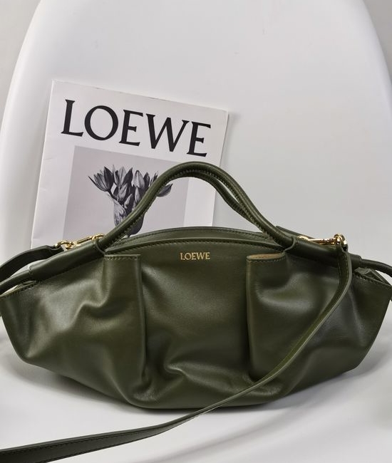 Loewe Paseo Shiny Nappa Leather Handbag 1668