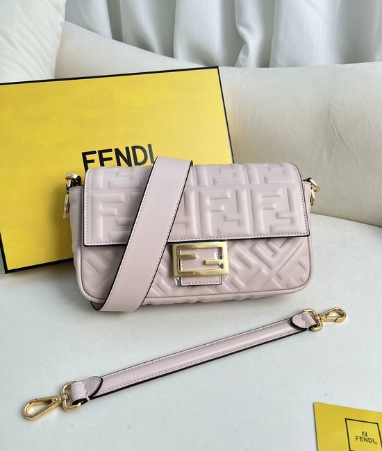 Fendi Baguette Nappa Leather Handbag 211