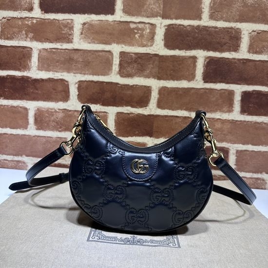Gucci Black Leather Compact Bag 739736