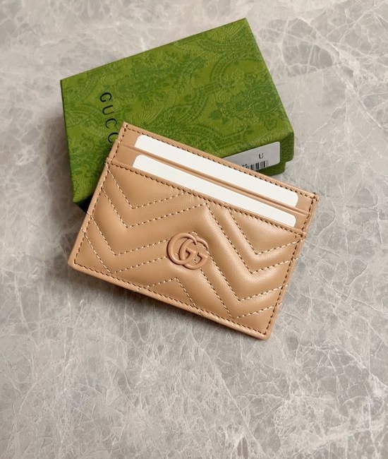 Gucci Card Holder Rose Beige 443127