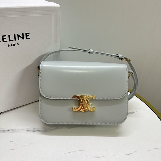 Celine Triomphe Classic Leather Shoulder Bag 187363