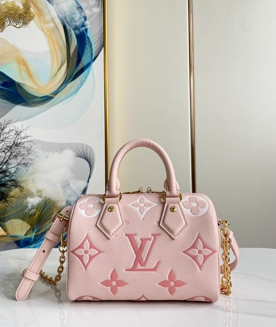 Louis Vuitton LV SPEEDY Leather Handbag M46518