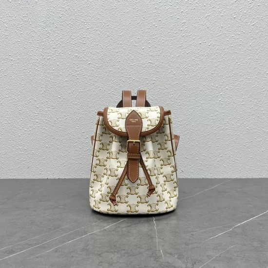 Celine Triomphe Canvas Printed Mini Backpack 197662