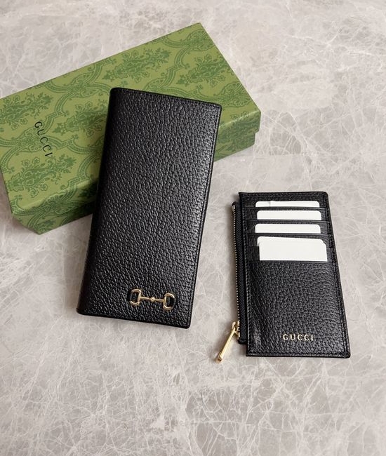 Gucci GG Marmont Leather Card Holder Wallet 746038