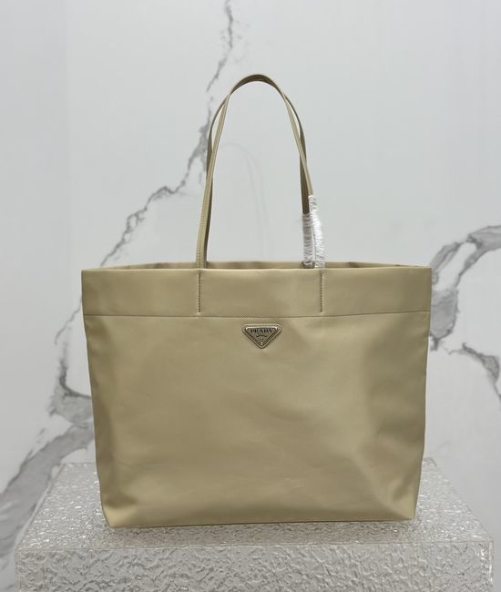 Prada Recycled Nylon Saffiano Leather Tote Bag 1BG107