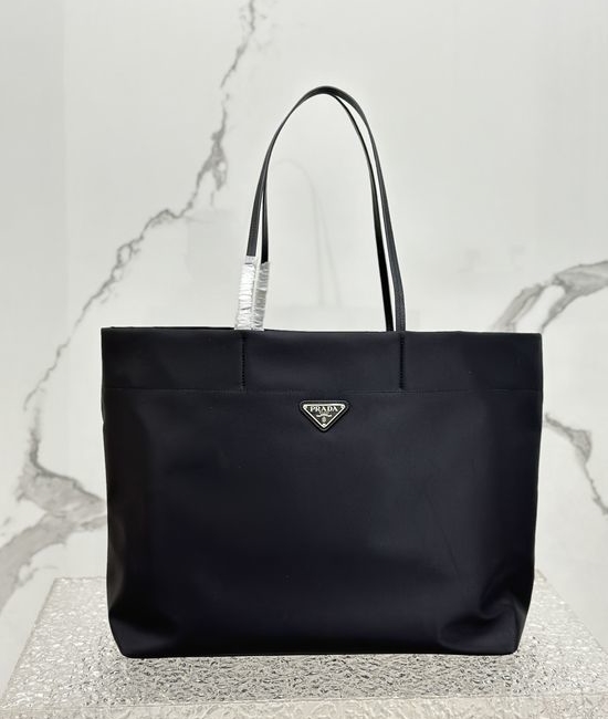 Prada Recycled Nylon Saffiano Leather Tote Bag 1BG107