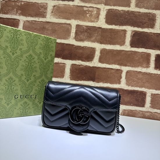 Gucci Monogram Leather Crossbody Bag 476433