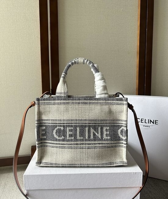 Celine CABAS THAIS Small Jacquard Tote Bag 199162