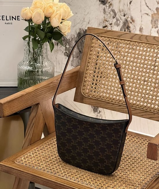 Celine Vintage Underarm Shoulder Bag 112273