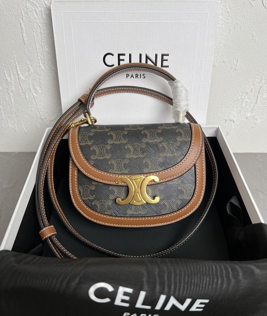 Celine BESACE TRIOMPHE Mini PVC Leather Bag 10L063