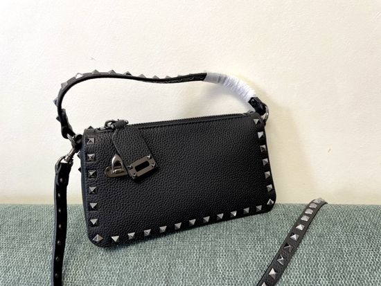 Valentino Rockstud Grainy Calfskin Crossbody Bag 5500