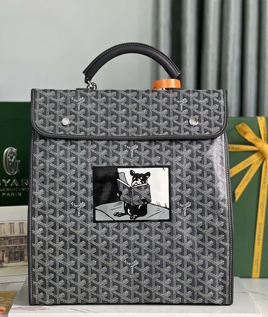 Goyard Saint Leger Limited French Bulldog Backpack 020318