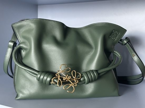Loewe Flamenco Mini Leather Knot Bag 11046S