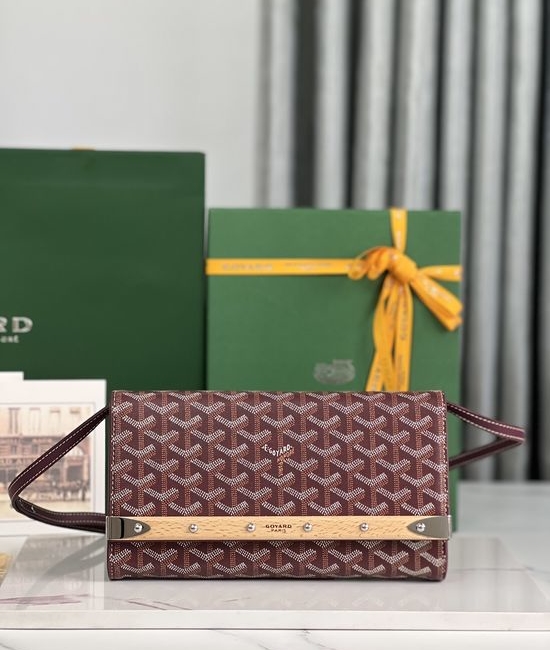 Goyard Monte-Carlo Adjustable Strap Mini Clutch Bag 020178