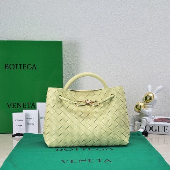 Bottega Veneta BV Andiamo Woven Leather Bag 9165