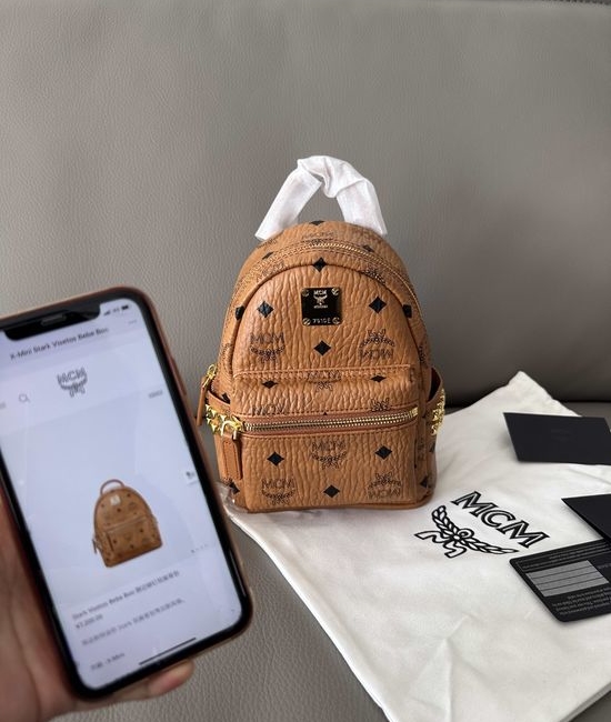 MCM STARK Convertible Mini Backpack 65003