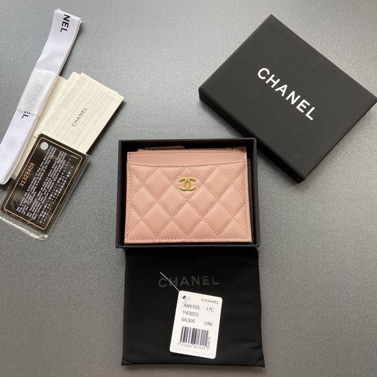 Chanel Grained Calfskin Wallet A84105