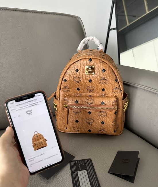 MCM STARK Mini Studded Backpack 65004
