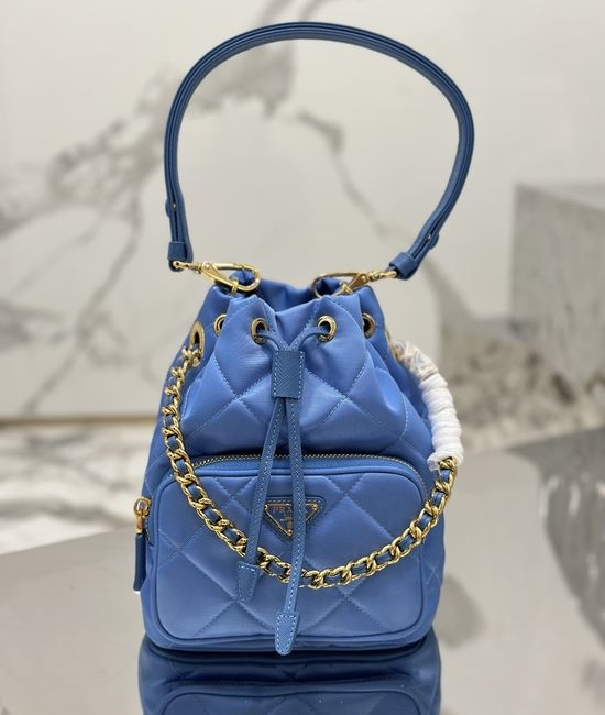 Loewe Quilted Nylon Bucket Bag 1BH038