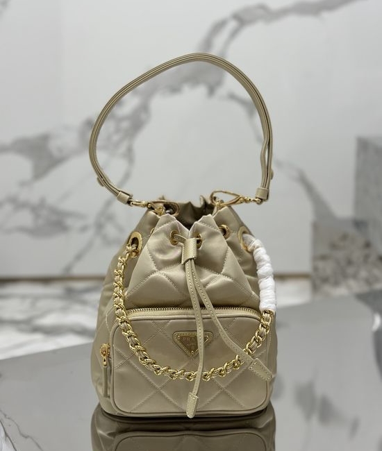 Loewe Quilted Nylon Bucket Bag 1BH038
