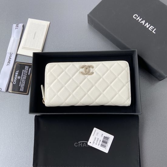 Chanel Grained Calfskin Wallet A3397