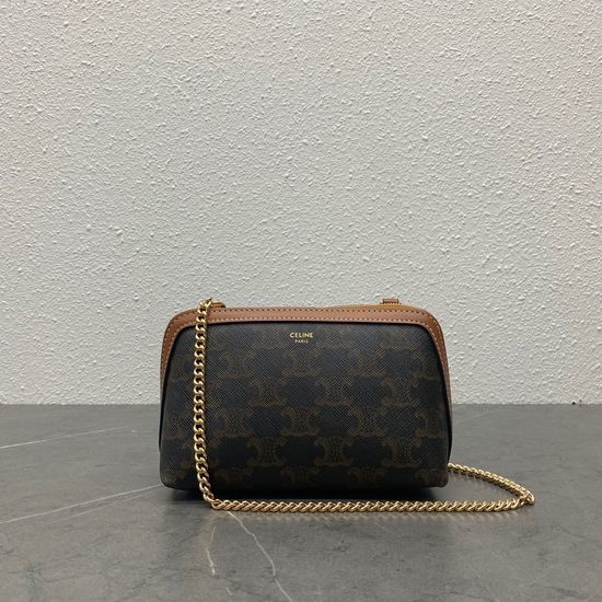 Celine TRIOMPHE Chain Crossbody Bag 100382