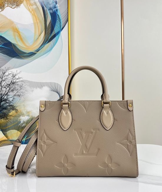 Louis Vuitton LV ONTHEGO Leather Tote Bag M45653