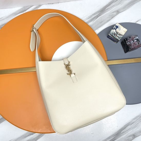 Yves Saint Laurent YSL Iconic Leather Hobo Handbag 753837