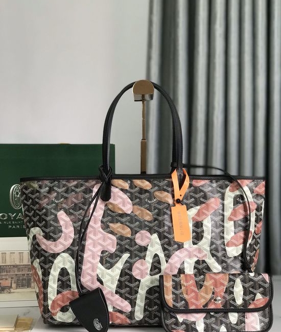 Goyard SAINT LOUIS Camouflage Print Tote 020184