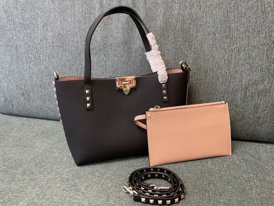 Valentino Reversible Tote Bag Removable Pouch 0001