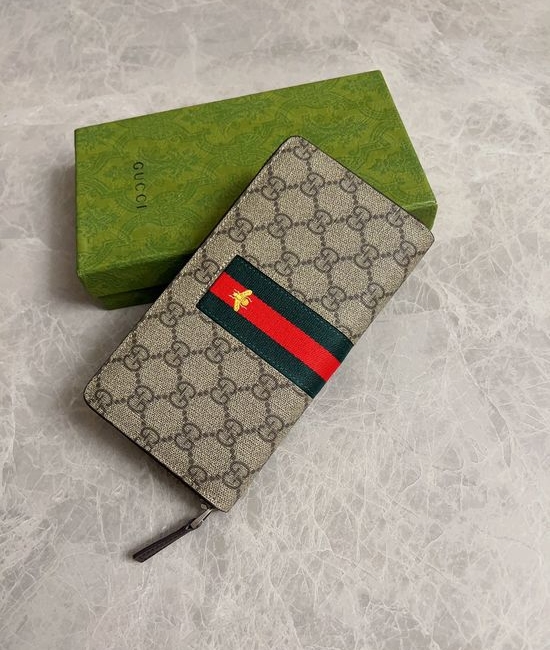 Gucci Premium Cowhide Leather Wallet 408831