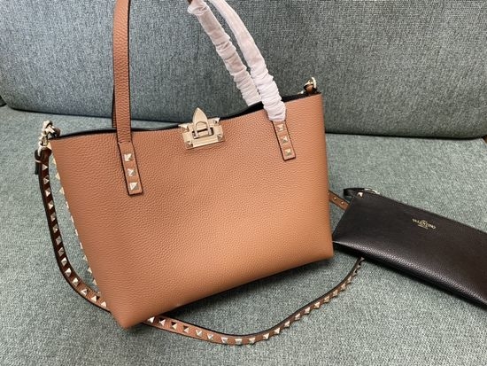 Valentino Reversible Litchi Grain Shopping Bag 0001