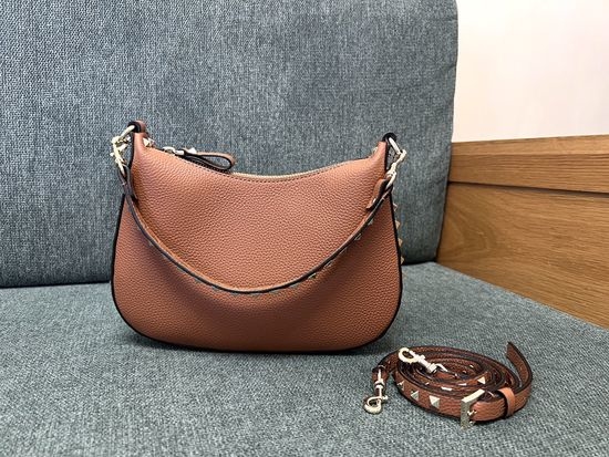 Valentino Mini Hobo Leather Handbag 0725