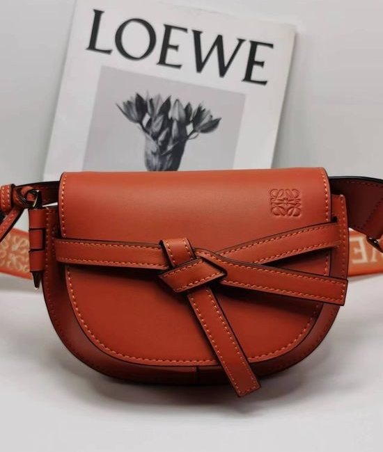 Loewe Gate Dual Mini Leather Handbag 56t21s