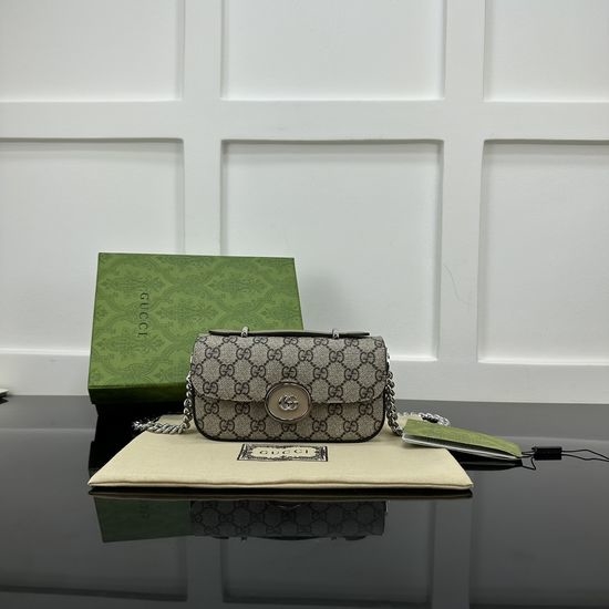 Gucci Apricot Khaki Handbag 760194