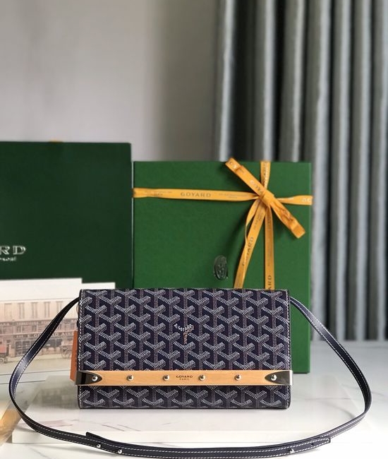 Goyard Monte-Carlo Adjustable Strap Mini Clutch Bag 020178