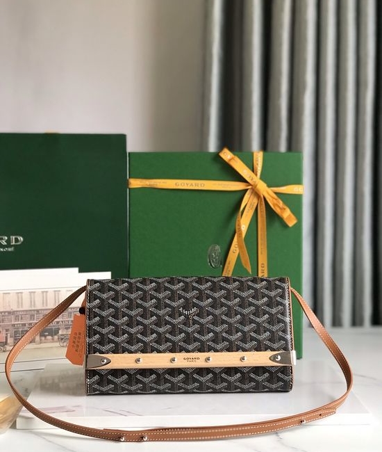 Goyard Monte-Carlo Adjustable Strap Mini Clutch Bag 020178