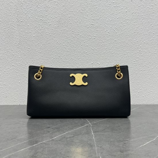 Celine Newspaper Chain Bag Elegant Golden Chain 114253