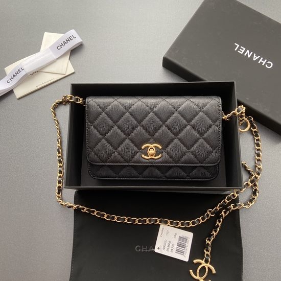 Chanel Grained Calfskin Chain WOC AP096020
